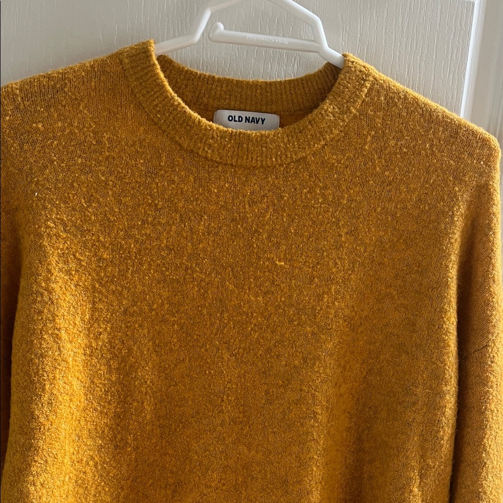 Old Navy Golden Yellow Crewneck Sweater